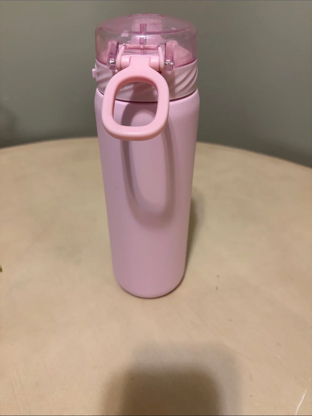 Ello Brand 22 oz Baby Pink StailSteel Water Bottle With Handle